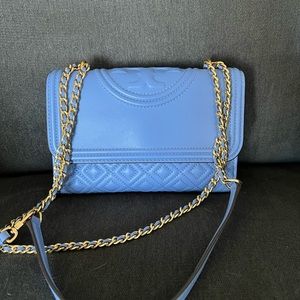*RARE* Tory Burch Fleming lotus blue 💙